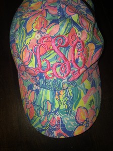 lilly pulitzer baseball hat