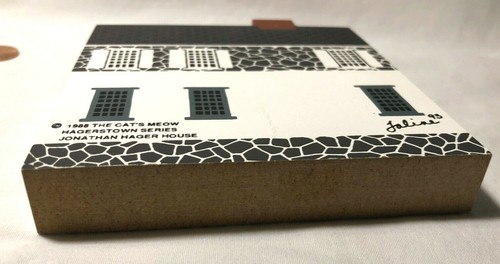 Vintage Hagerstown Maryland Md Jonathan Hager House Wooden Model Folk Art Wood - Picture 9 of 9