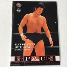 BBM Wrestling Card 2005 Katsuyori Shibata NJPW AEW No.208