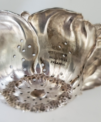 Antique Reed & Barton Les Cinq Fleurs Wild Rose Sterling Silver