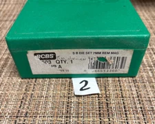 RCBS 13603 7mm REM Mag SB FL Die Set & Shell Holder Reloading