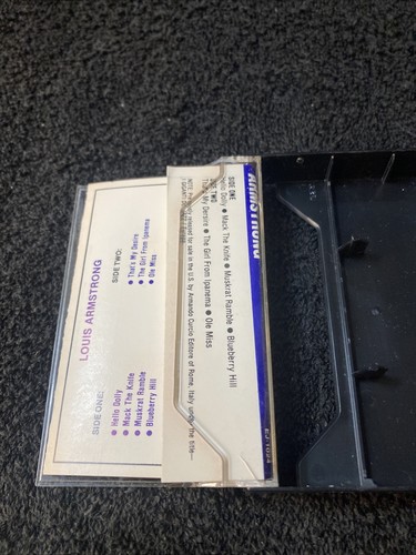 Vintage Tape Louis Armstrong/Harry James LRC Jazz Classics Cassette - Imagen 7 de 9