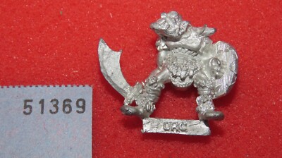 Citadel C15 Orks Ork Krieger Offizier mit Schwert Games Workshop Warhammer 1985 GW