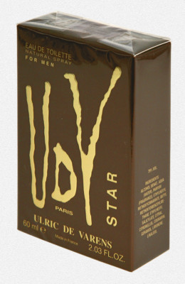   UDV ULRIC DE VARENS STAR PARIS   60 ml   EAU DE TOILETTE   MEN NATURAL SPRAY  