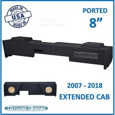 Chevy Silverado 2007 - 2018 Double/Extended Cab 8" Dual Ported Sub Box Enclosure