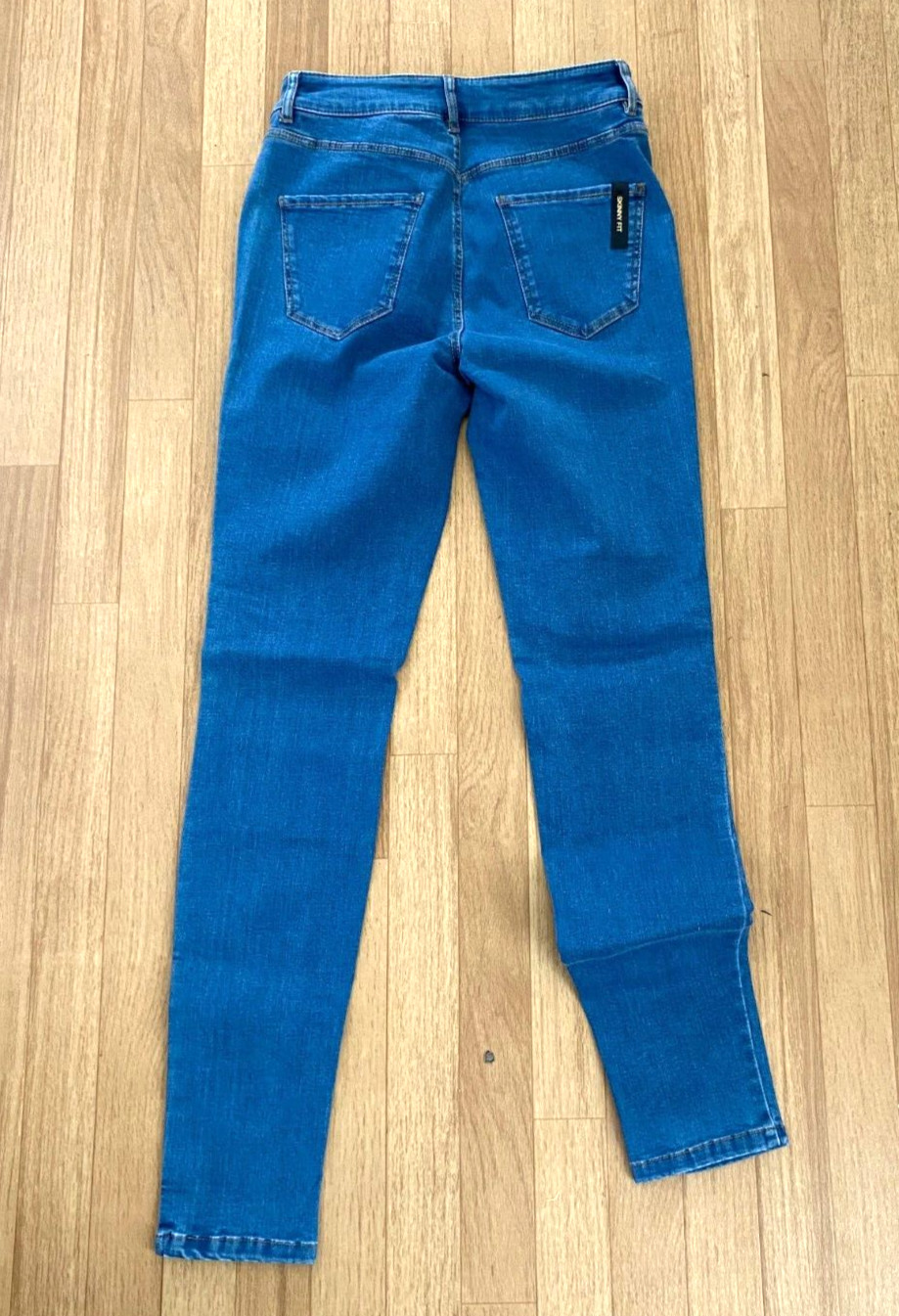 Massimo Dutti Skinny Fit Embroidered Blue Jeans Size 6 image 4