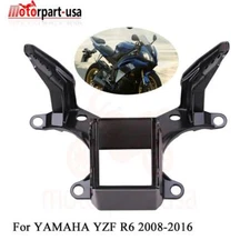 Black Front Upper Fairing Stay Bracket For Yamaha YZF R6 YZF-R6 2008-2016 2010