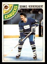 1978 OPC O-Pee-Chee Hockey #52 Dennis Ververgaert NM/MT *e1
