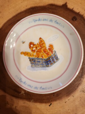 Revol France Porcelain Chez Pastis 7 1/2'' Salad Plate Designed by Jill Butler