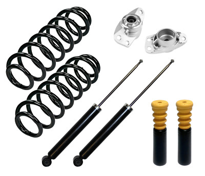 2 Premium Stoßdämpfer Öl Federn HD Domlager hinten Serie für VW Golf 5 Typ 1K