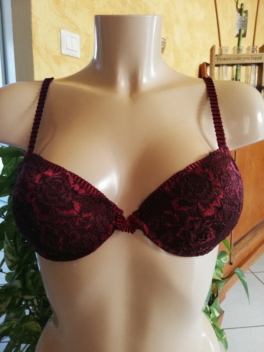 Soutien-gorge Eclizia By Lilly - Taille 95B, Couleur Bordeaux, Fine Mousse, REF E00657