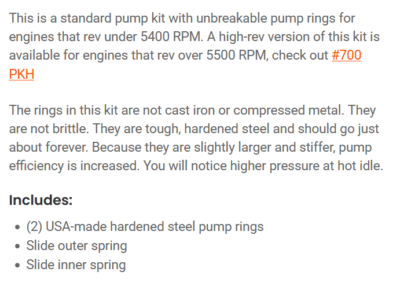 Find Transgo 700PKH NoYoYo High Rev Pump Kit 700R4, 4L60, 2004R In - Foto 10