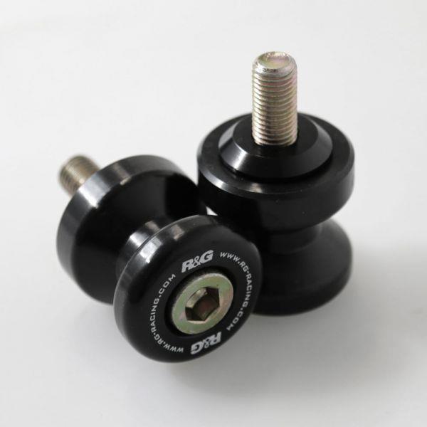 R&G Cotton Reels Black (Offset) Triumph Street Triple 675 R 2008 - 2016