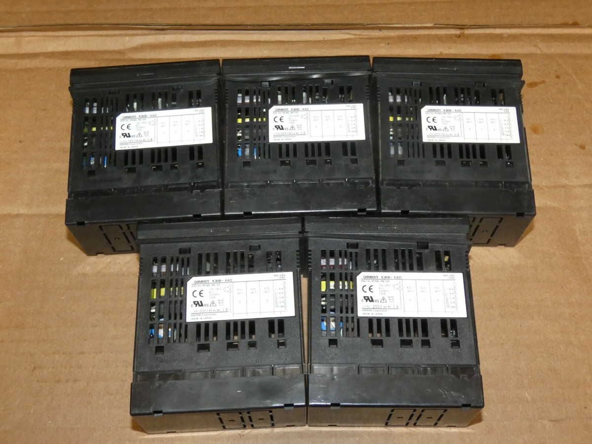 Omron K3HB-XAD Digital Panel Meter (Lot of 5) | eBay Omron K3HB-XAD Digital Panel Meter (Lot of 5) | eBay