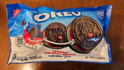 oreo様ご依頼用38 LIMITED EDITION* OREO FESTIVE COLORED CREME CHOCOLATE COOKIES 7.14