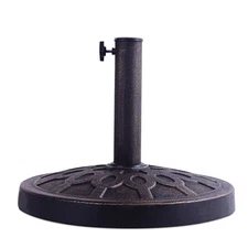 18" Round Umbrella Base Stand Market Patio Standing Outdoor Living Heavy Duty