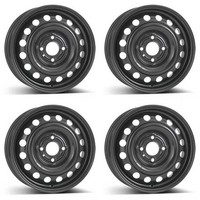 4 Alcar Stahlfelgen 5.5Jx15 Zoll ET45 4X100 FüR Nissan Note 4Er Satz
