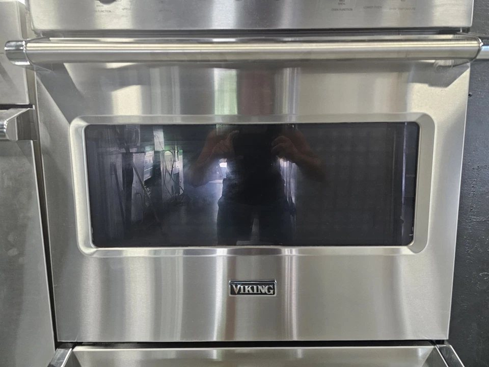 Horno de pared eléctrico doble de 30 pulgadas con 8,6 ft³ Capacidad total VDOE130SS de pies Foto 3 de 4