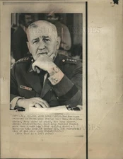 1973 Press Photo Gen. Creiton Abrams, Army - dfpb26013