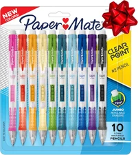 Clearpoint Mechanical Pencils, 0.7Mm HB #2 Pencil Lead, 2 Pencils, Assorted Fash