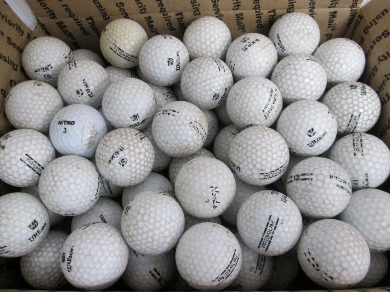 125 Used Range Golf Balls Hit Away Free Shipping