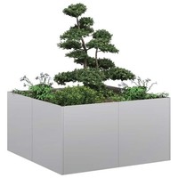 PflanzküBel 80X80X40 Cm Verzinkter Stahl