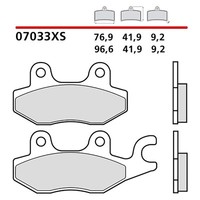 Brembo Hinteres BREMSBELAGE-KIT FUR Kymco Agility + 125 14-16-COD.07033XS
