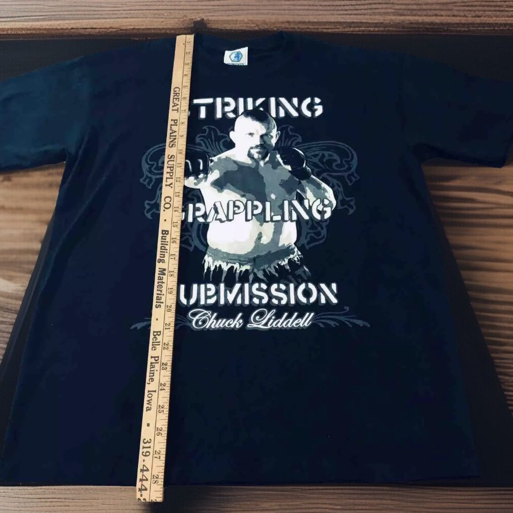 Vintage Chuck Liddell Shirt The Iceman MMA Authentic’s Men’s  Medium T-Shirt UFC image 2