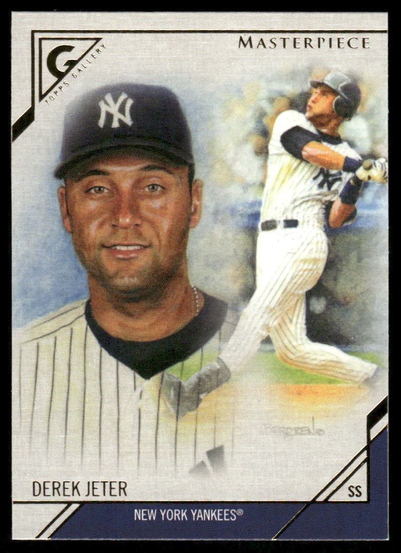 2017 Topps Gallery #MP-24 Derek Jeter Masterpiece