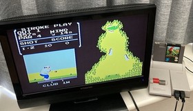 NES ~ GOLF ~ Nintendo Game 3 Screw NES-GF-GBR Cart + Sleeve + Box Pal