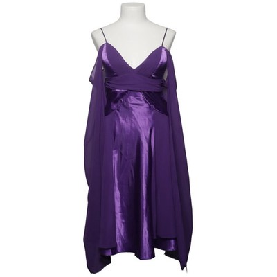 Poly, Cocktailkleid, Größe: S, Lila, Polyester, Einfarbig, Satin, Damen #Kxi