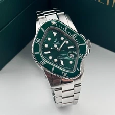 ILLIMITE Automatic Men's Watche Japanese Miyota 8215 Self-Winding Green Dial