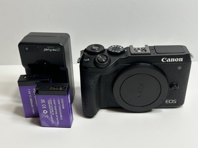 Canon EOS M6 Mark II Mirrorless Digital Camera (Body) - Black - Read Notes