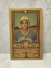 1983 Perma-Graphics Super Star Gold Credit Card - DAMASO GARCIA