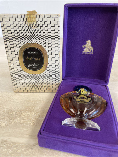 Vintage Shalimar Guerlain Perfume 1oz Original Boxes Original Extract Sealed