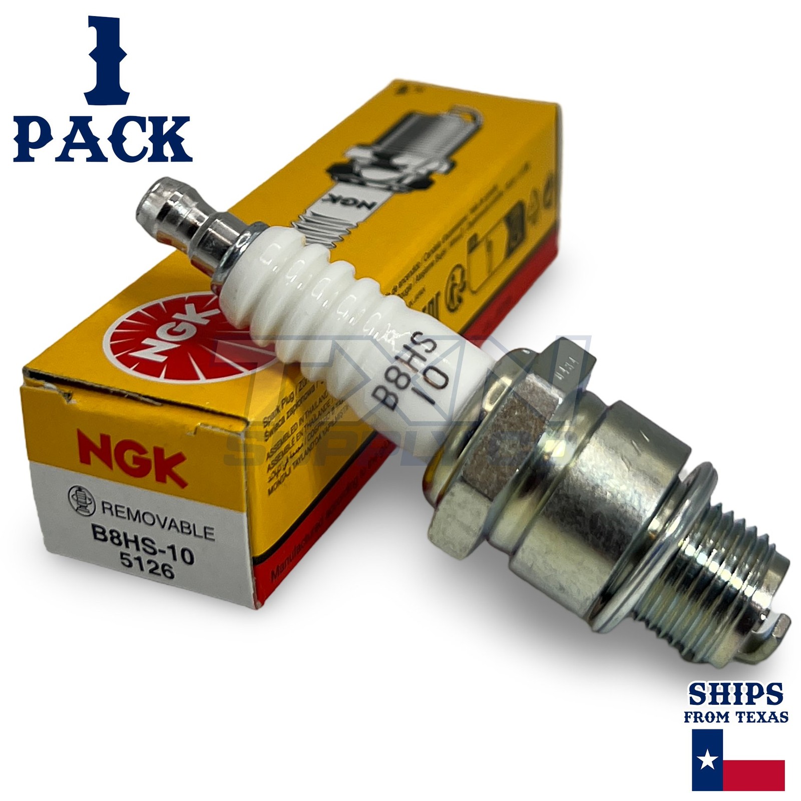 1 Pack NGK 5126 Spark Plugs B8HS-10
