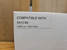 6 Pack Compatible Brother Typewriter AX10 Black Ink Correctable New Sealed