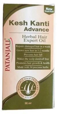 Patanjali Kesh Kanti Advance Herbal Hair Expert Oil Prevent Hair Loss 30 ml