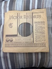  244 VICTOR Record Sleeve Only 78 Rpm 10 In 1938 AS IS 