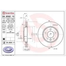 2x Bremsscheibe hinten für VW Transporter T5 7HA 7HB 7JD T6 SGA SFD SGB | 26247