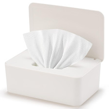 Baby Wipes Dispenser, Wipe Holder for Baby  Adult,Keeps Wet Tissue Fresh, Non-S