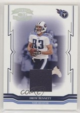 2005 Donruss Throwback Threads Materials Prime 17/25 Drew Bennett #144 0v1