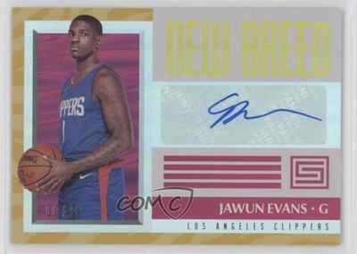 2017-18 Panini Status New Breed Gold 8/10 Jawun Evans #NB-JEV Auto 2j7