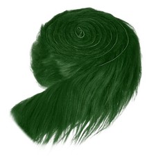 Fausse fourrure peluche vert foncé pour artisanat