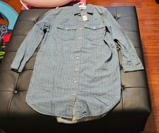 Womens size small denim dress new with tags