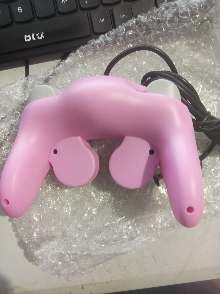 Pink Gamecube Controller With Rumble - GCN NGC Game Cube Gamepad Game Pad - Image 4 of 4