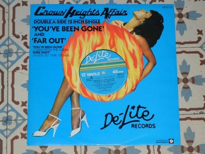 CROWN HEIGHTS AFFAIR - You've Been Gone 12'' UK P/S 1980 De-Lite DISCO
