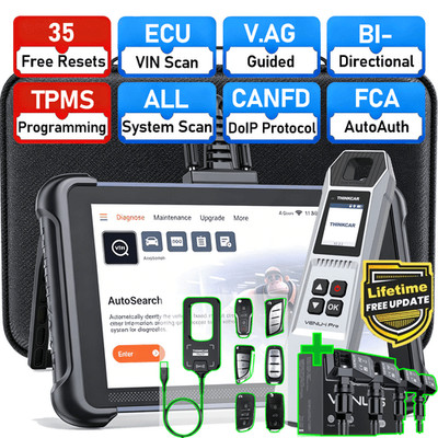 ThinkScan 689 Keyless Programmer Action Test Scanner ECU Coding TPMS Programmer