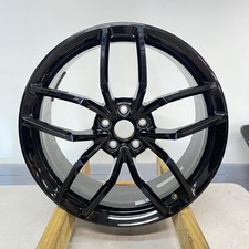 Lamborghini Huracan Oem Mimas Front Wheel 8.5x20 Black 4t0601017p Refurbished