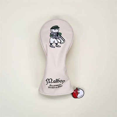 Malbon Golf Club Head Cover Set, Wood, Driver, Putter, Hybrid